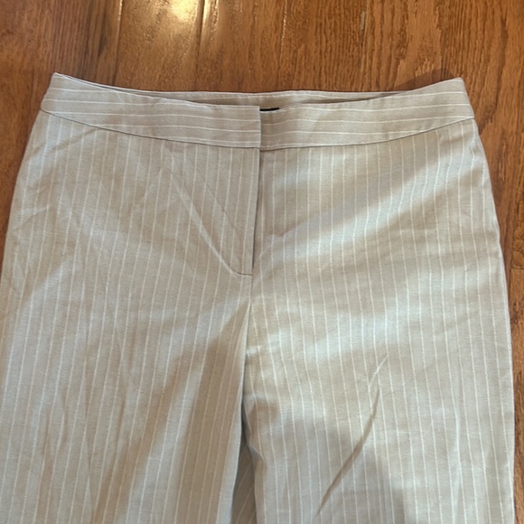 JONES NEW YORK stretch HIGH WAISTED WIDE LEGS STRIPED IN SIZE 12 p - Picture 3 of 7